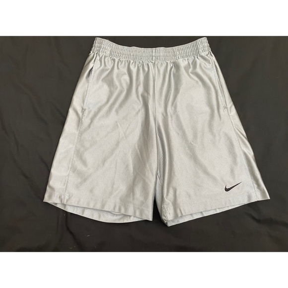 Nike Other - Nike Basketball Y2K Dazzle Shorts Medium Silver Metallic Textured 297630-071